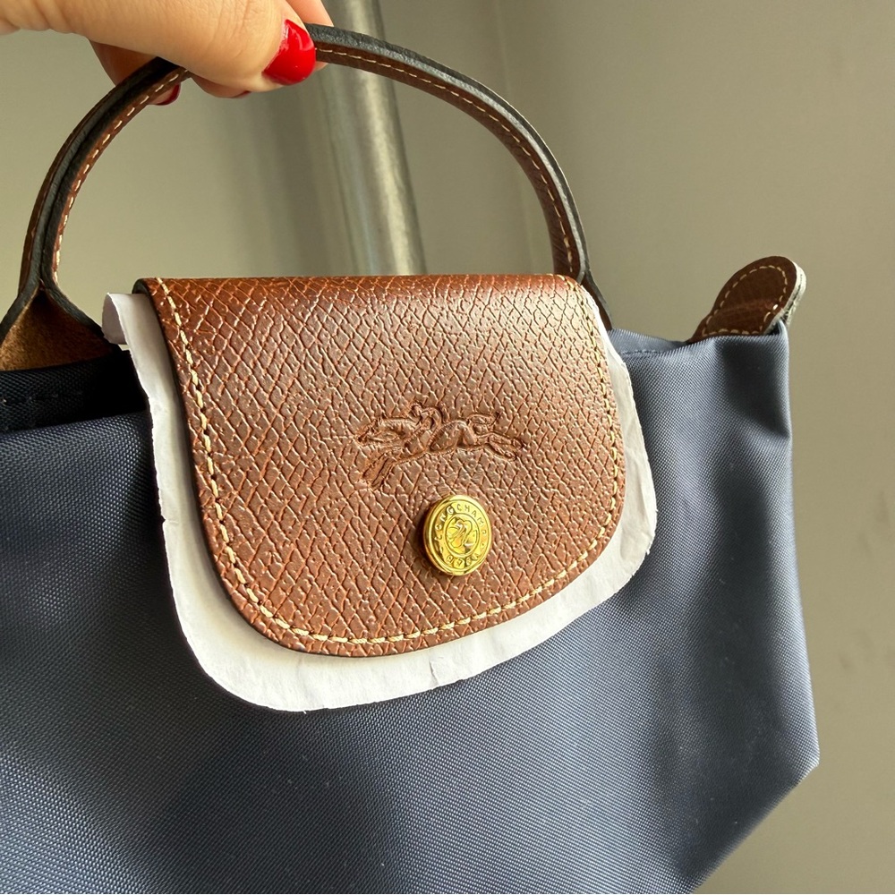 Longchamp Le Pliage Makeup Bag in Navy - Picture 4 of 8